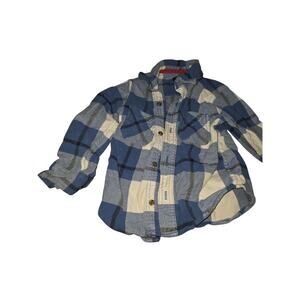 Carter's Button Up Flannel Size 2t 100% Cotton